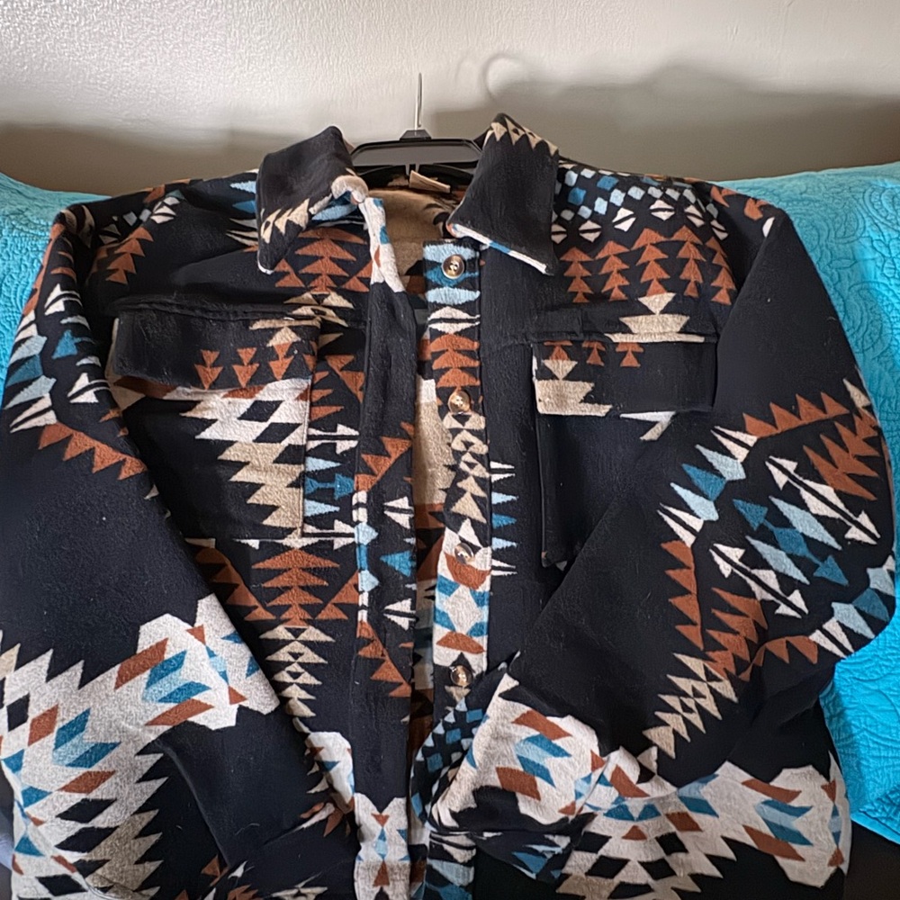 Aztec Pattern Jacket - image 3